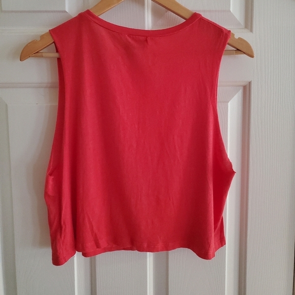 Show me your Mumu 'Fell in love at a festival' graphic cropped tank Size Small - Picture 2 of 4